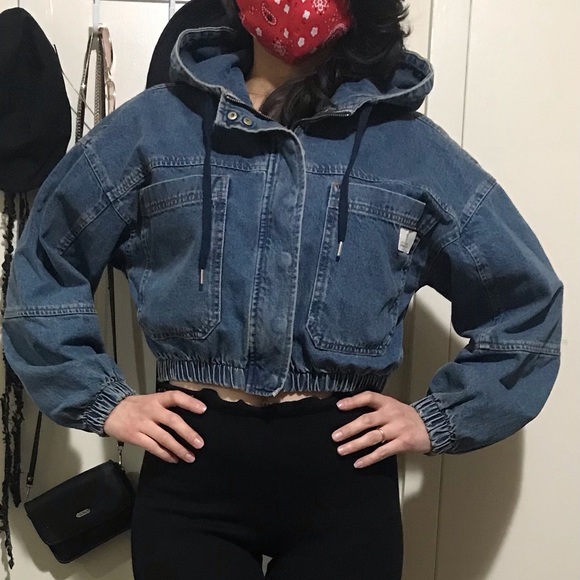 Denim Bomber Jacket - Picture 1 of 10